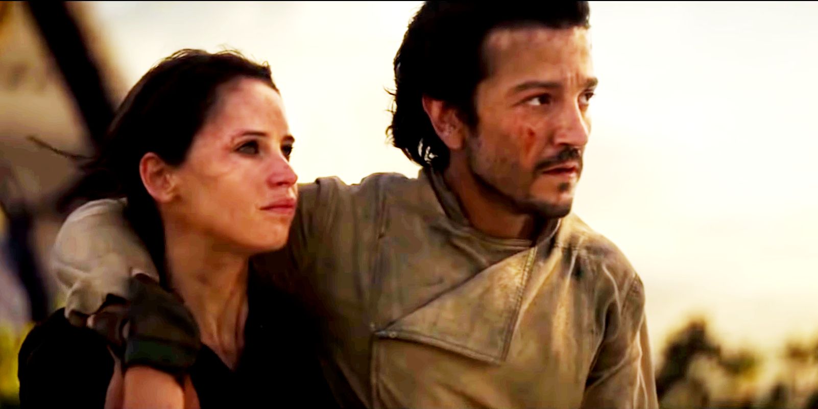 Destrucción de Scarif and Death of Jyn Erso y Cassian Andor [1080p HD] 1-50 captura de pantalla