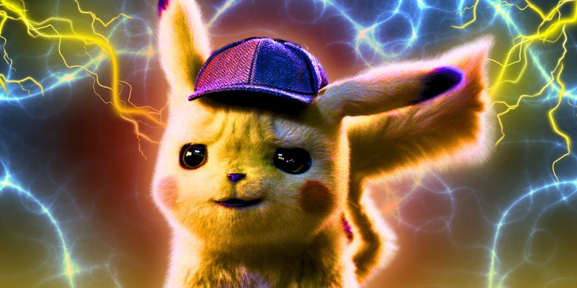 A custom image of the Pikachu from Detective Pikachu