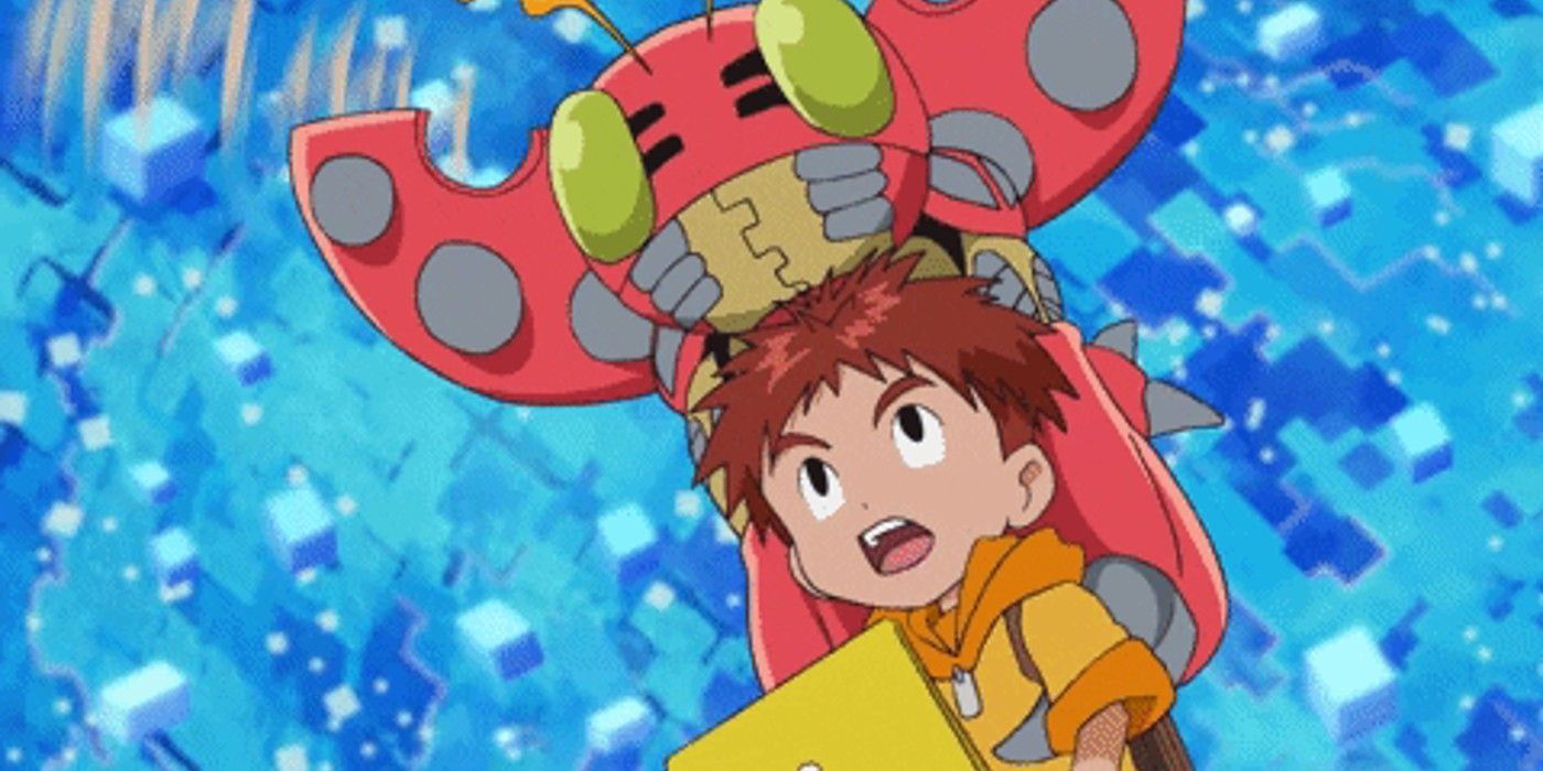 Digimon Tentomon com Izzy Izumi