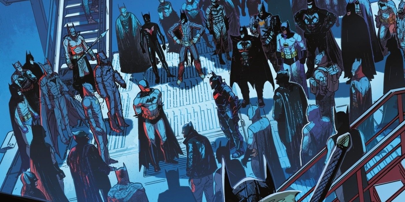 A group of Batmen gathering