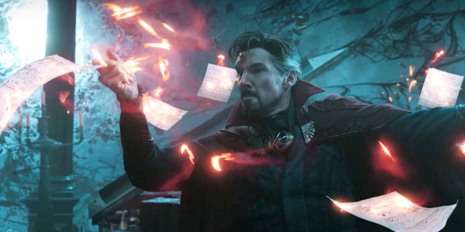 Doctor Strange fights with musical notes in Multiverse of Madness