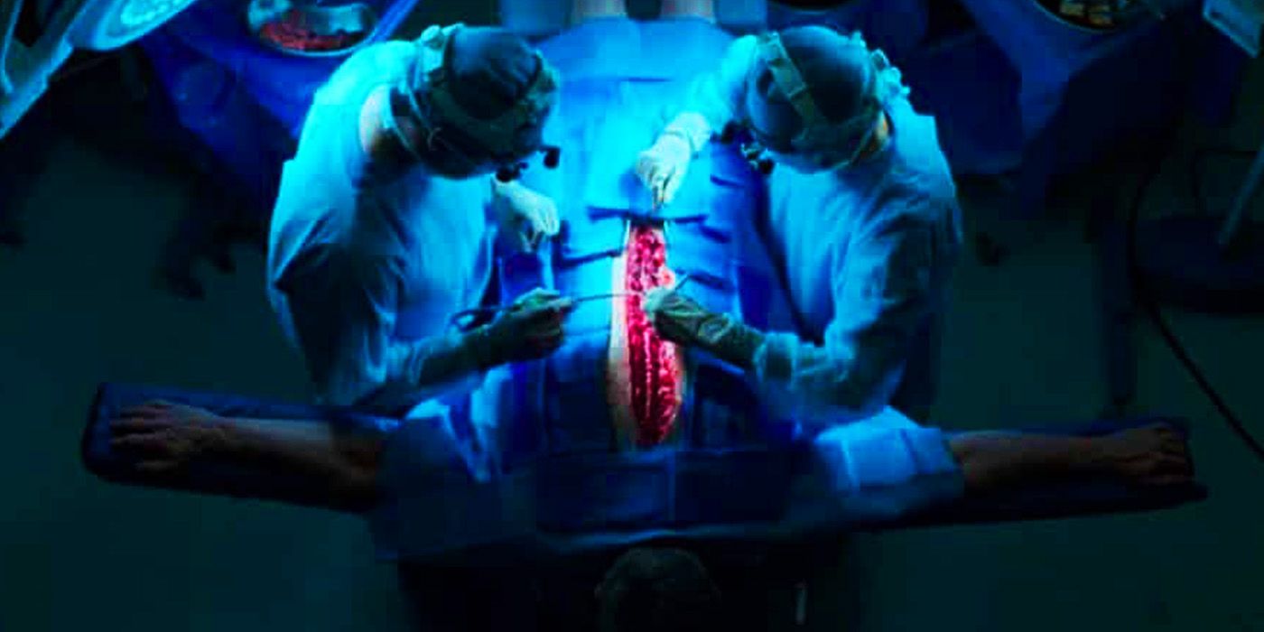 Doctors operating on Benjamin Poindexter in Daredevil season 3