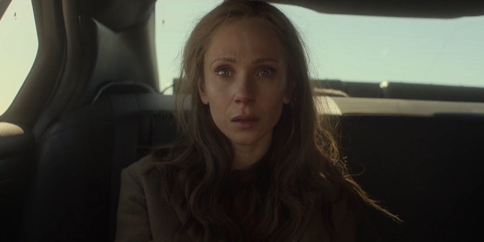 Dot (Juno Temple) in a police car in Fargo