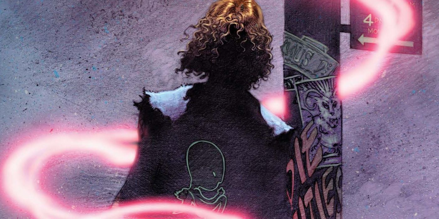 Ultimate X-Men&rsquo;s Gambit standing by a light post.