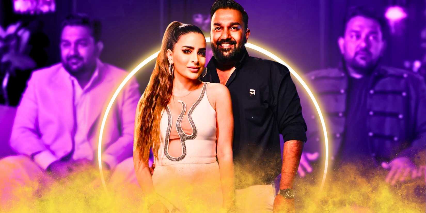 Dubai Bling Safa Siddiqui & fahad with fahad in the background