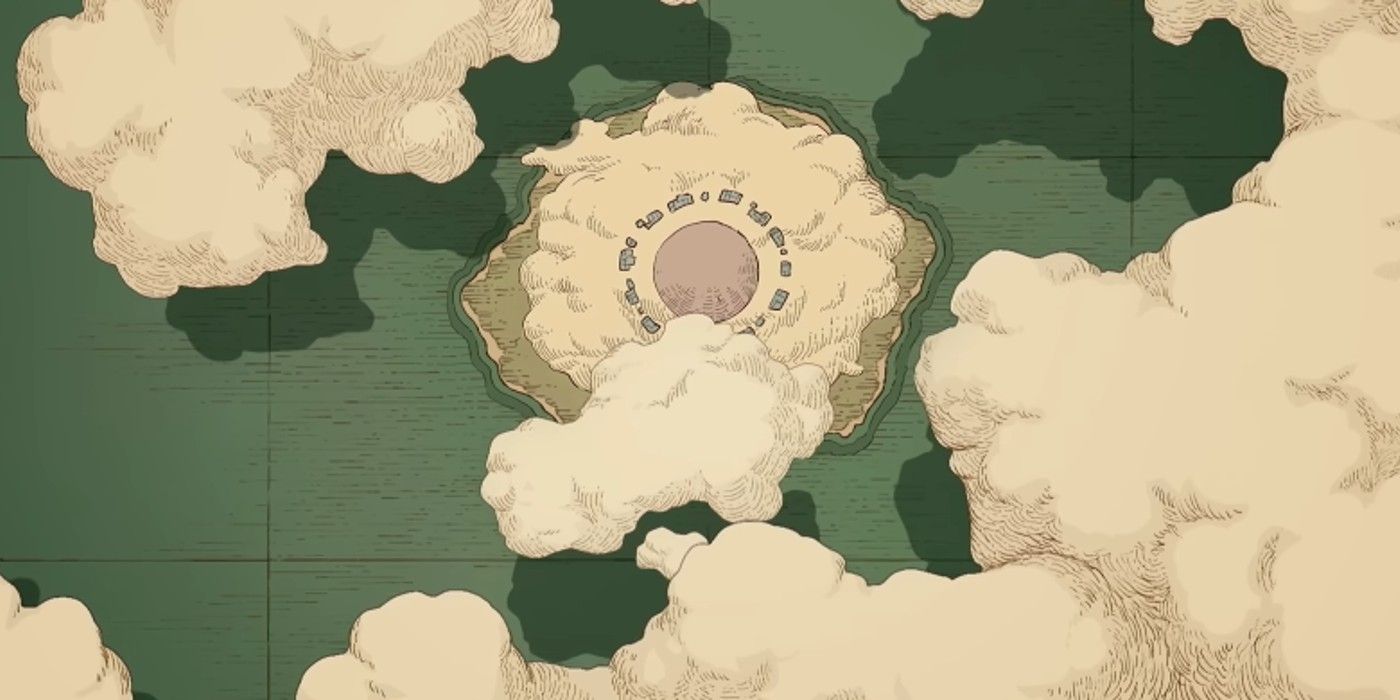 Egghead Island on a map in One Piece