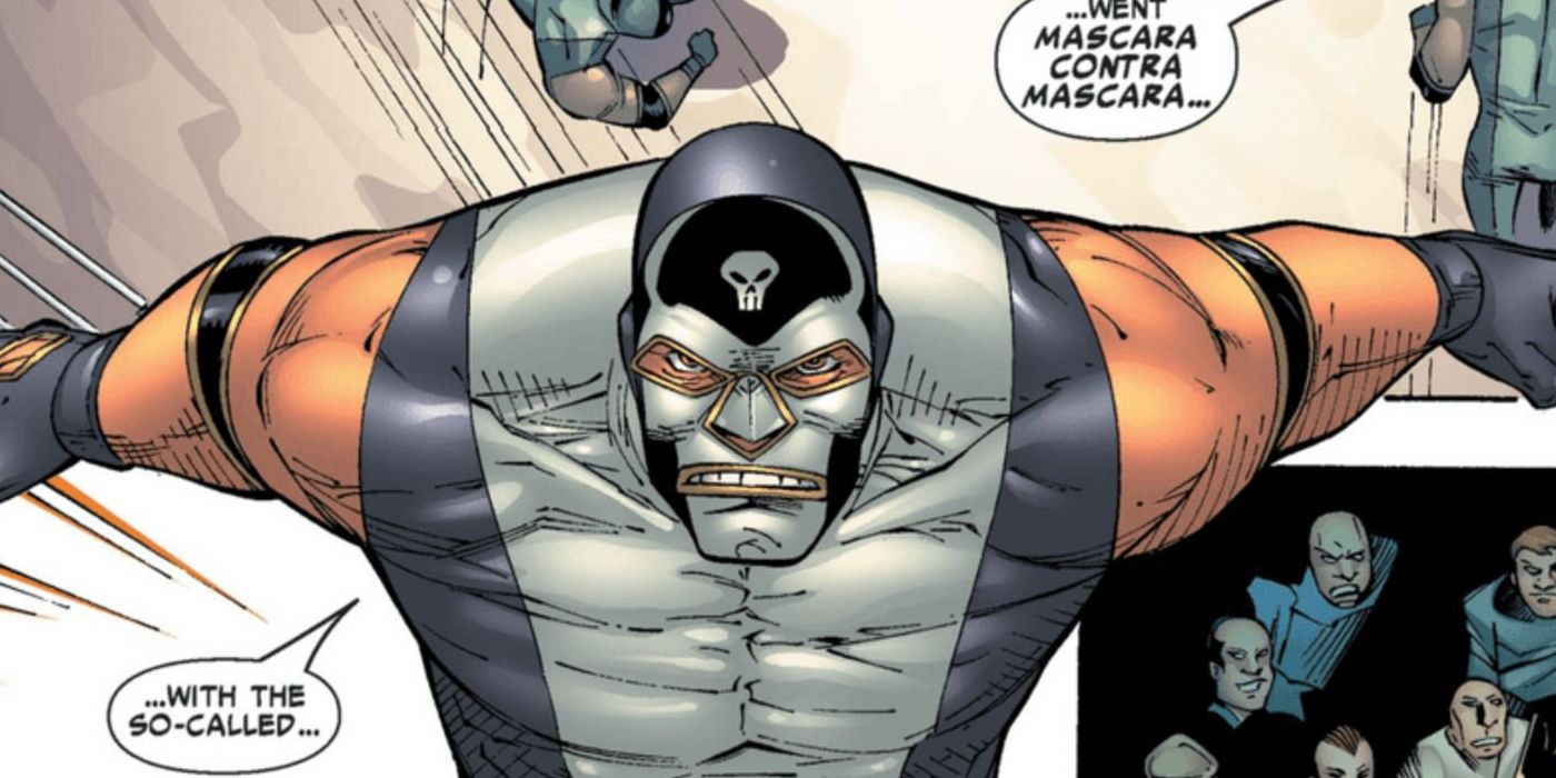 El Muerto charging forwards in Marvel Comics