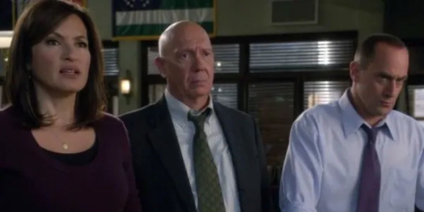 Benson, Cragen and Stabler in Law and Order: SVU