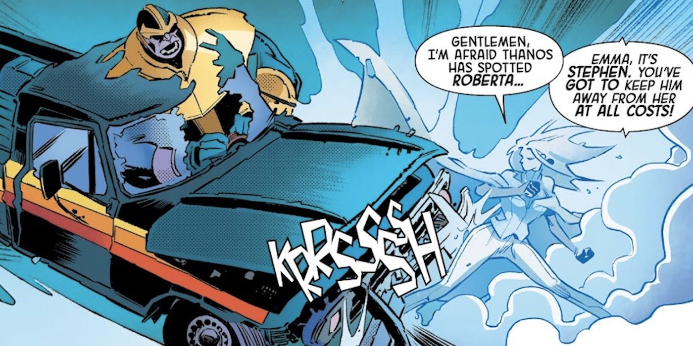Emma Frost vs Thanos Car