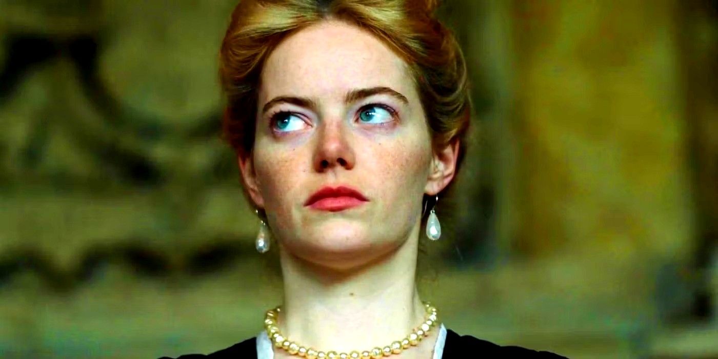 Emma Stone Dressed Up in The Favourite