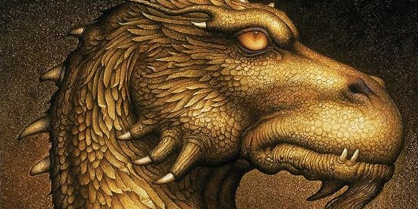 The cover of The Inheritance cycle book 3, Brisingr