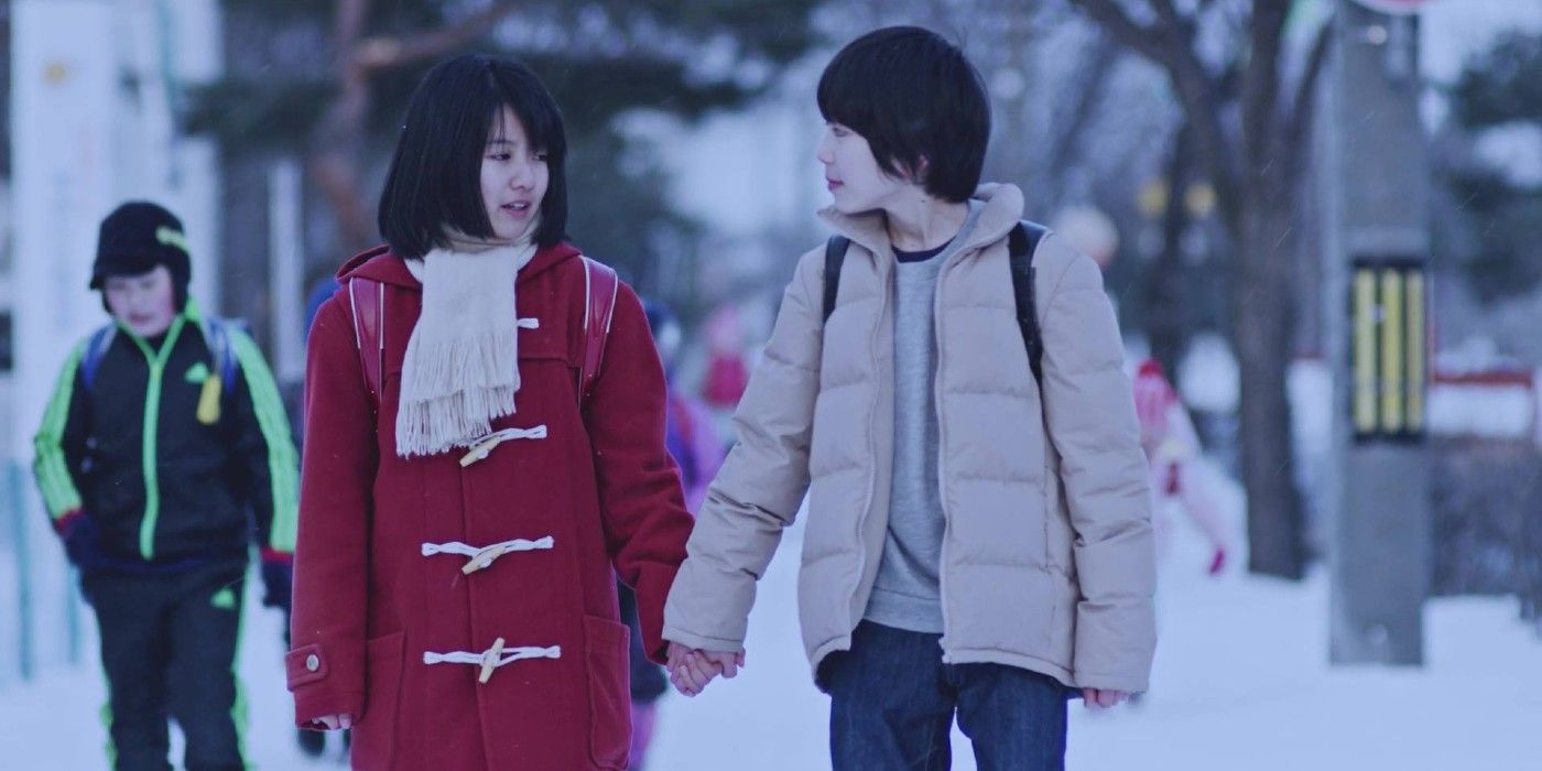 Netflix's Erased Satoru walking in the snow