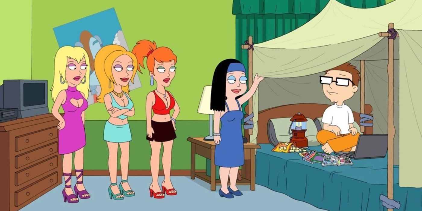 Steve makes fakes IDs for Haley and her friends in American Dad