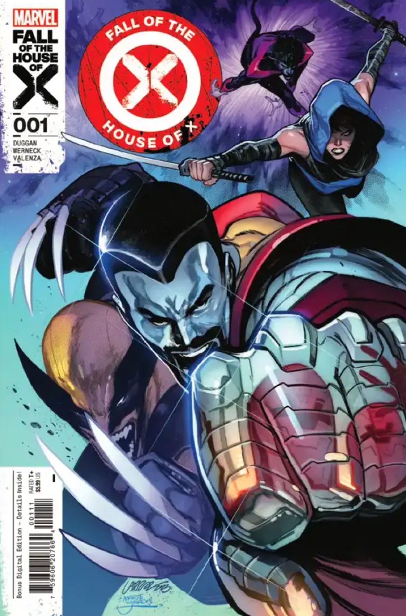 Fall of the House of X #1 wolverine and colossus lead the charge x-men