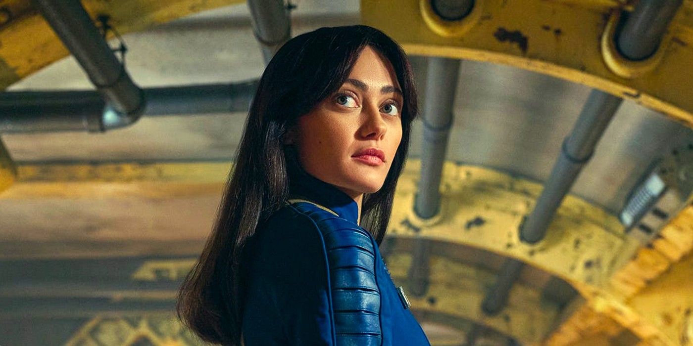 Ella Purnell as a Vault Dweller, Lucy, in the Fallout show