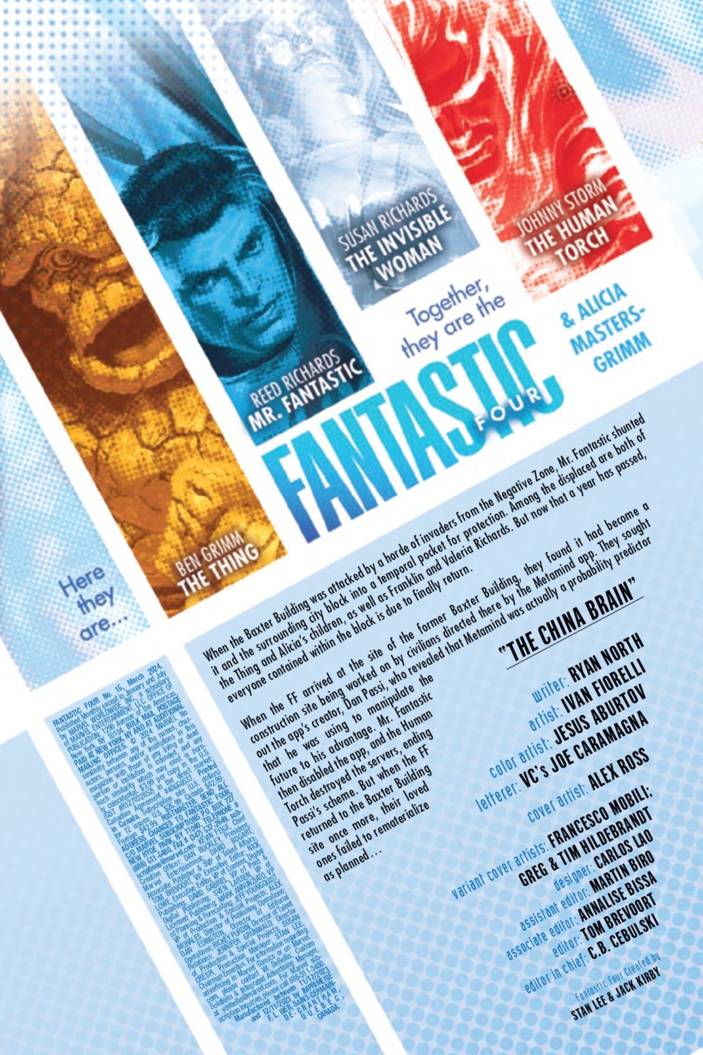 Fantastic Four #15 Preview page 2.