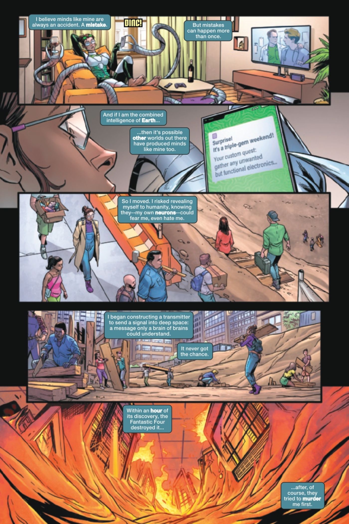 Fantastic Four #15 Preview page 6.