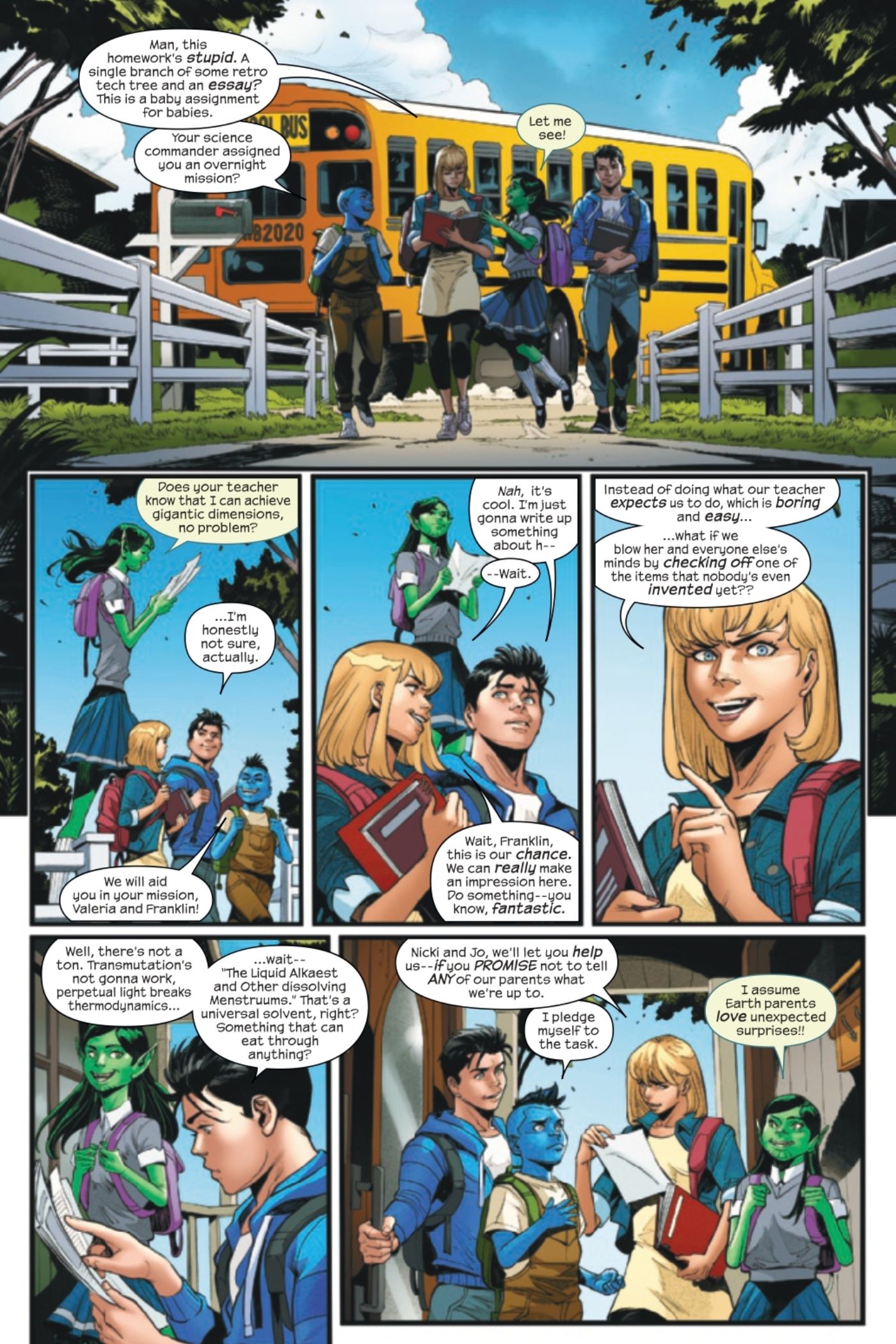 Fantastic Four #16 Preview page 3.