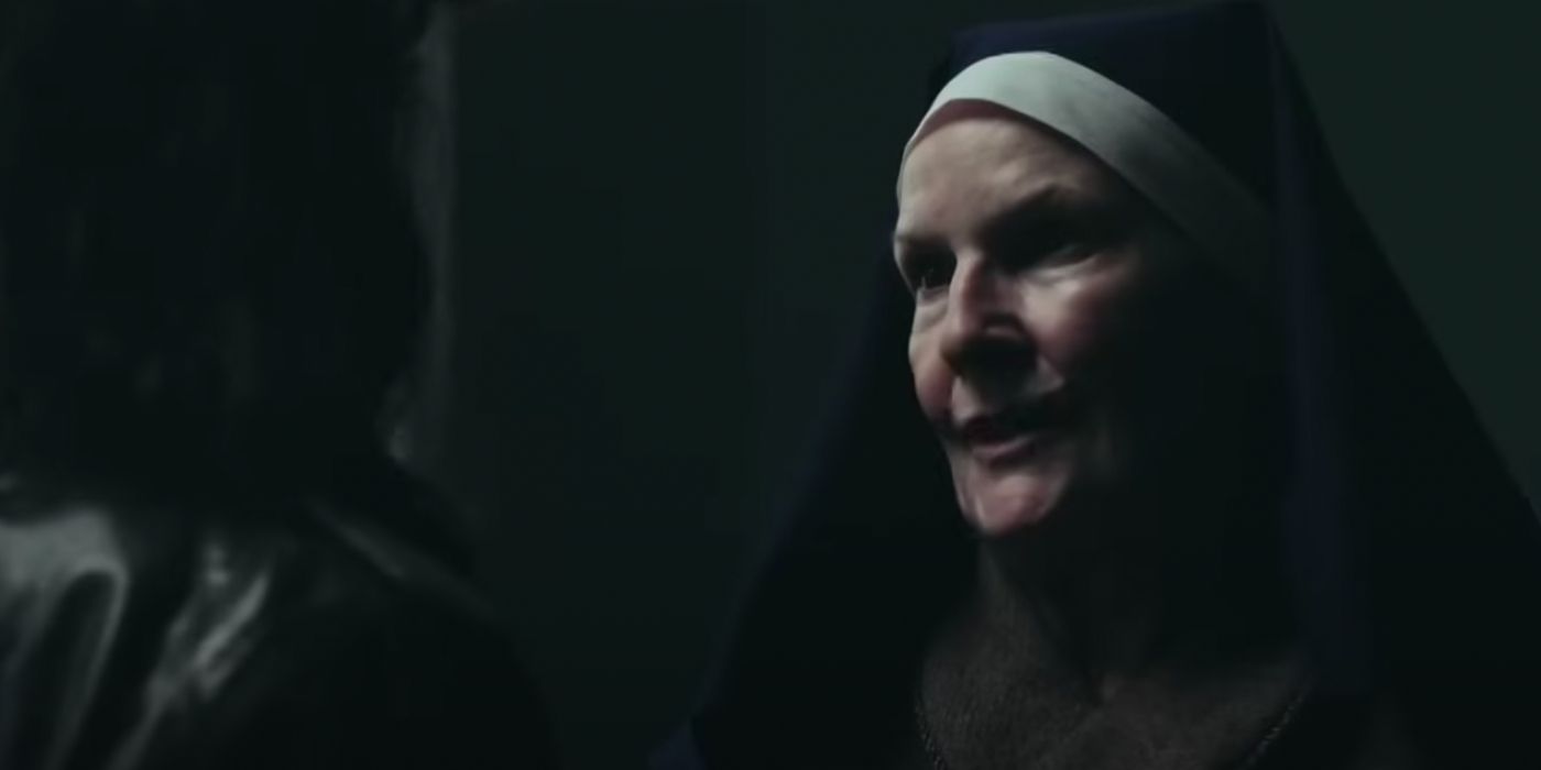 Frances Tomelty as Sister Eileen in the dark