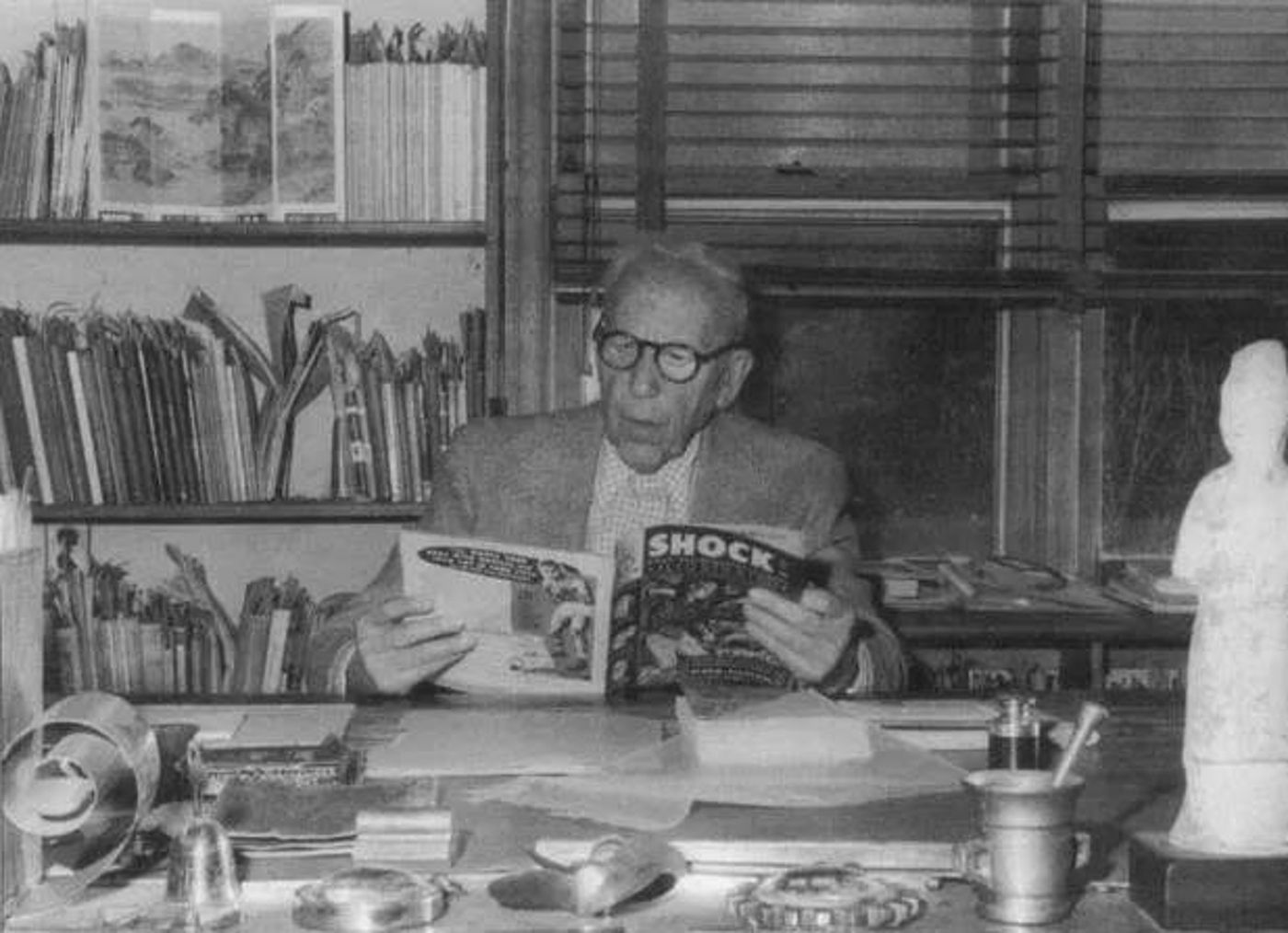 Fredric Wertham Reading Comics