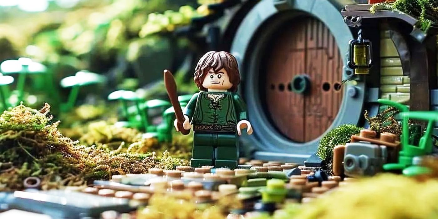 Lord Of The Rings Art Imagines Middle-Earth In LEGO Form