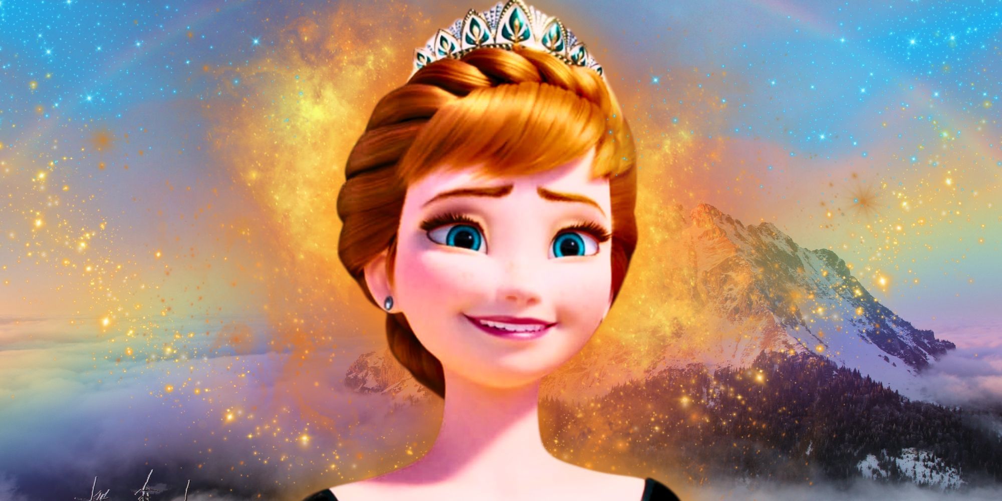 Queen Anna in Disney's Frozen 2.