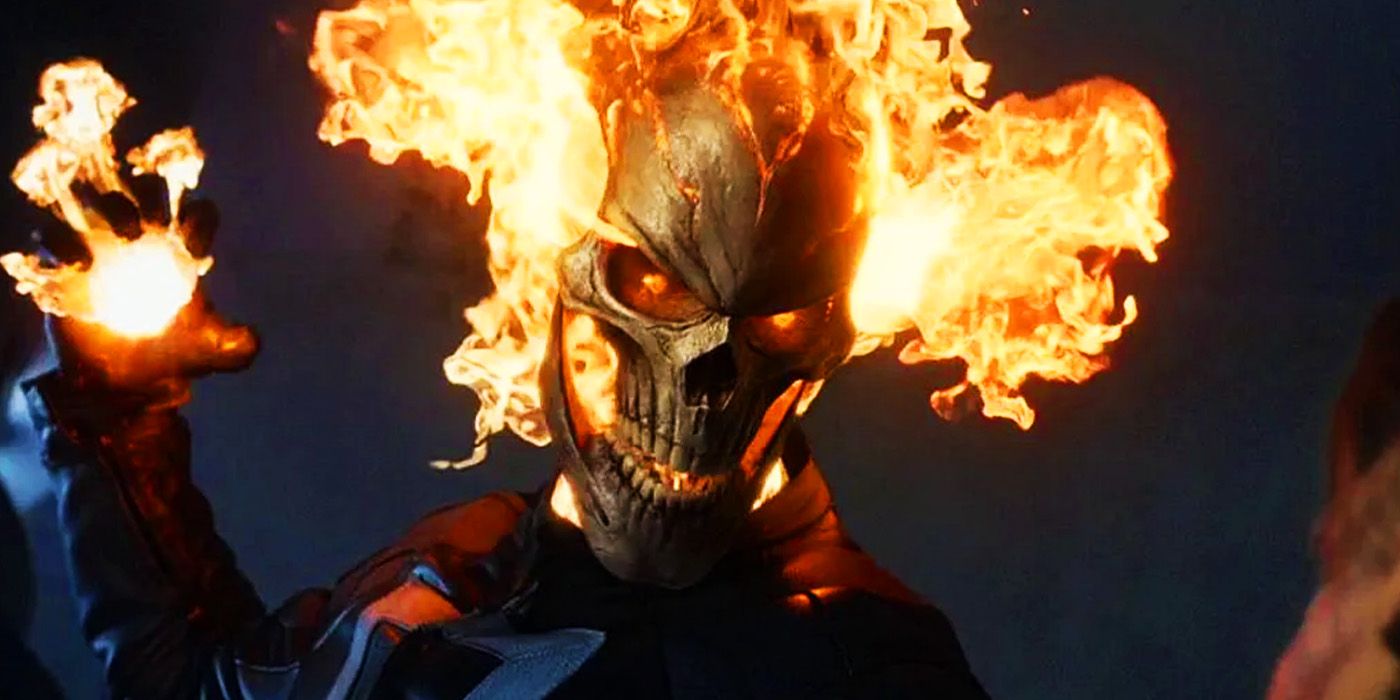 Robbie Reyes, de Gabriel Luna, como Ghost Rider em Agents of SHIELD da Marvel Television