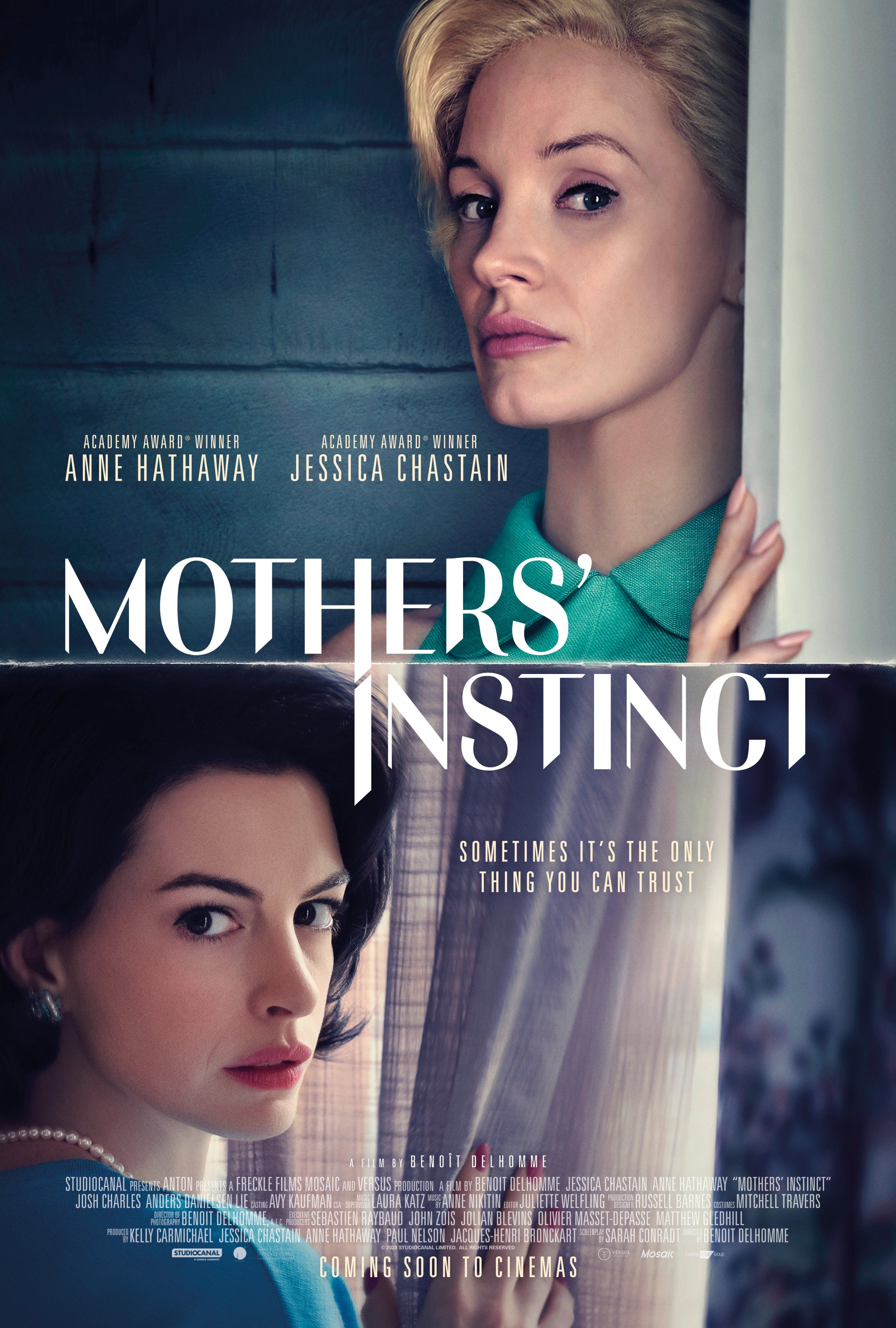 Mothers' Instinct Trailer Anne Hathaway & Jessica Chastain Star In New