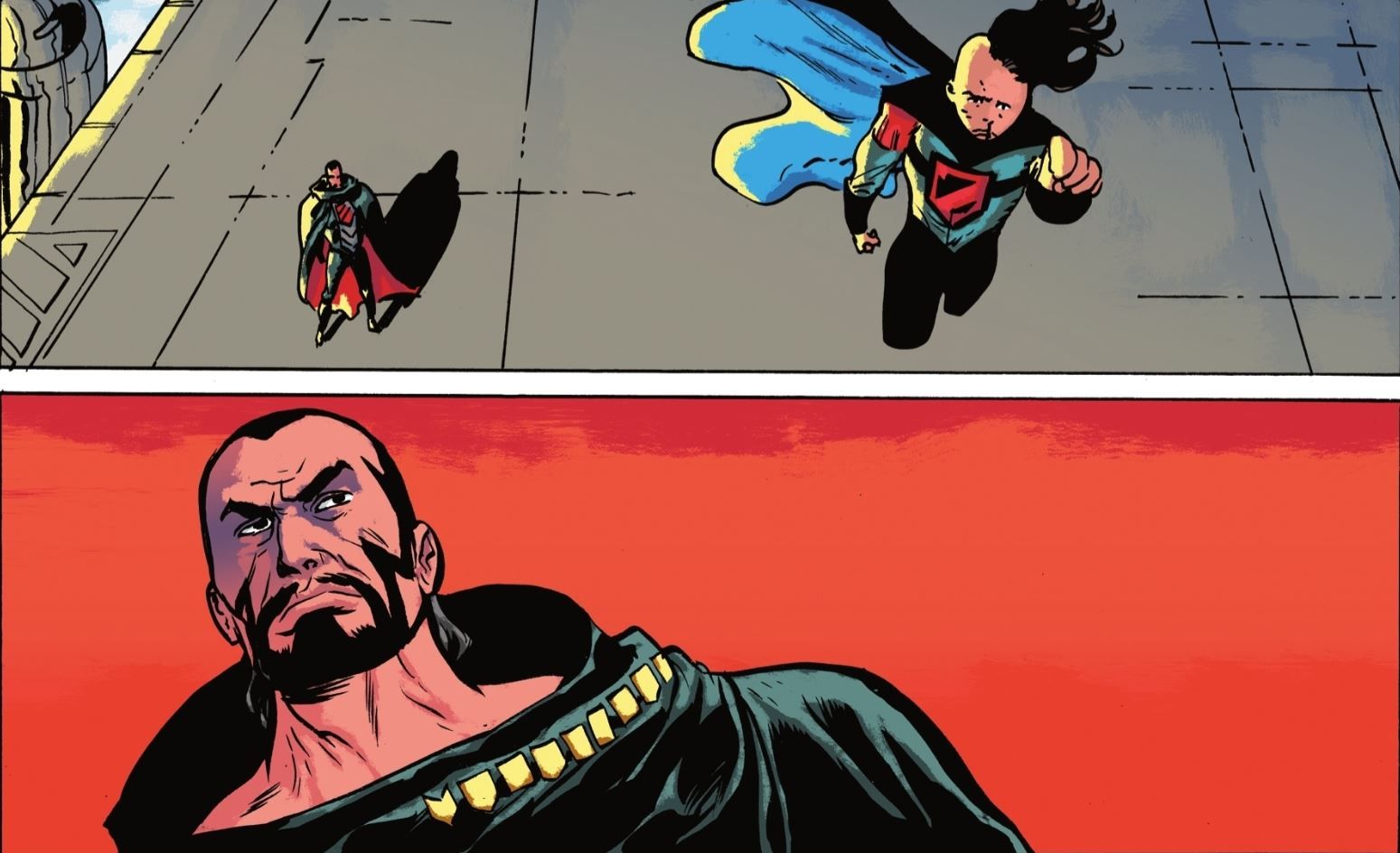 General Zod Kicks Out His Son DC