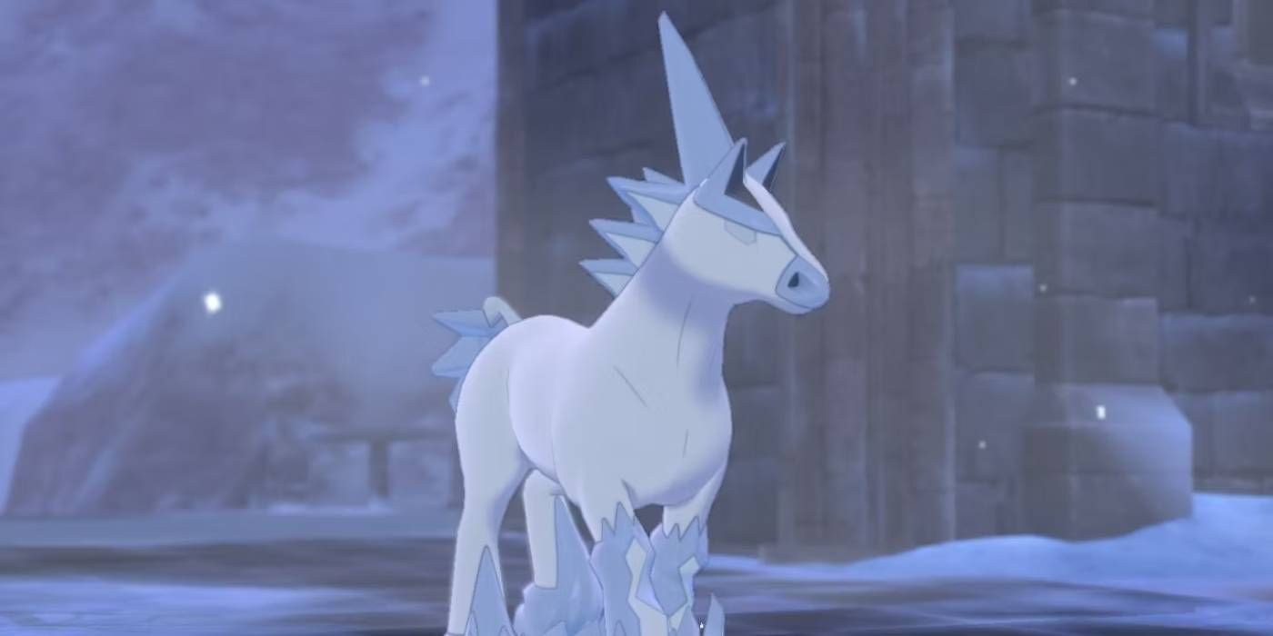 Pokémon Legendary Wild Horse Ice-type Glastrier