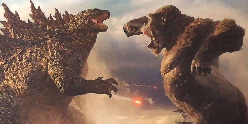 Godzilla vs Kong from the MonsterVerse.