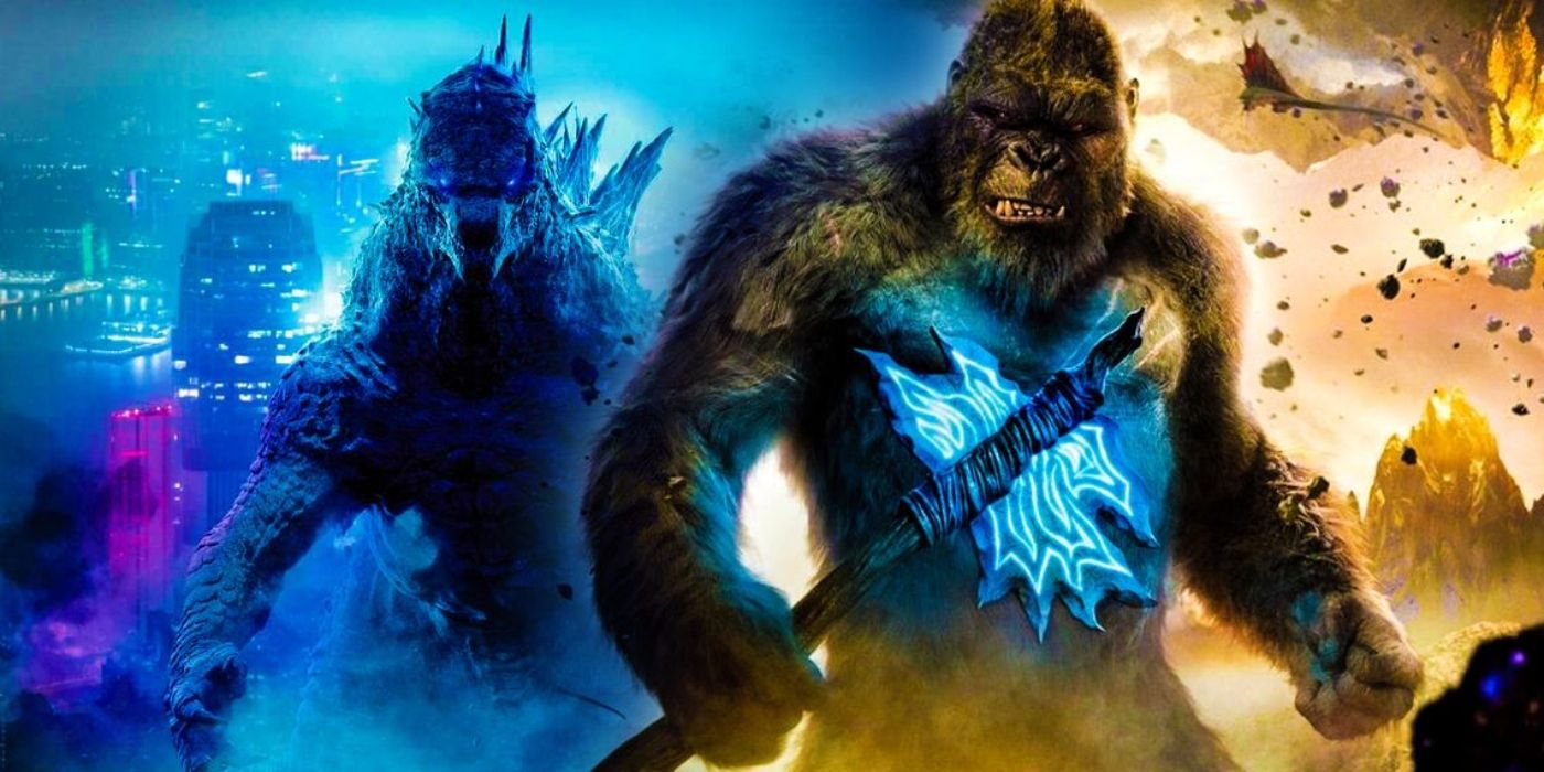 Godzilla and Kong from the MonsterVerse.