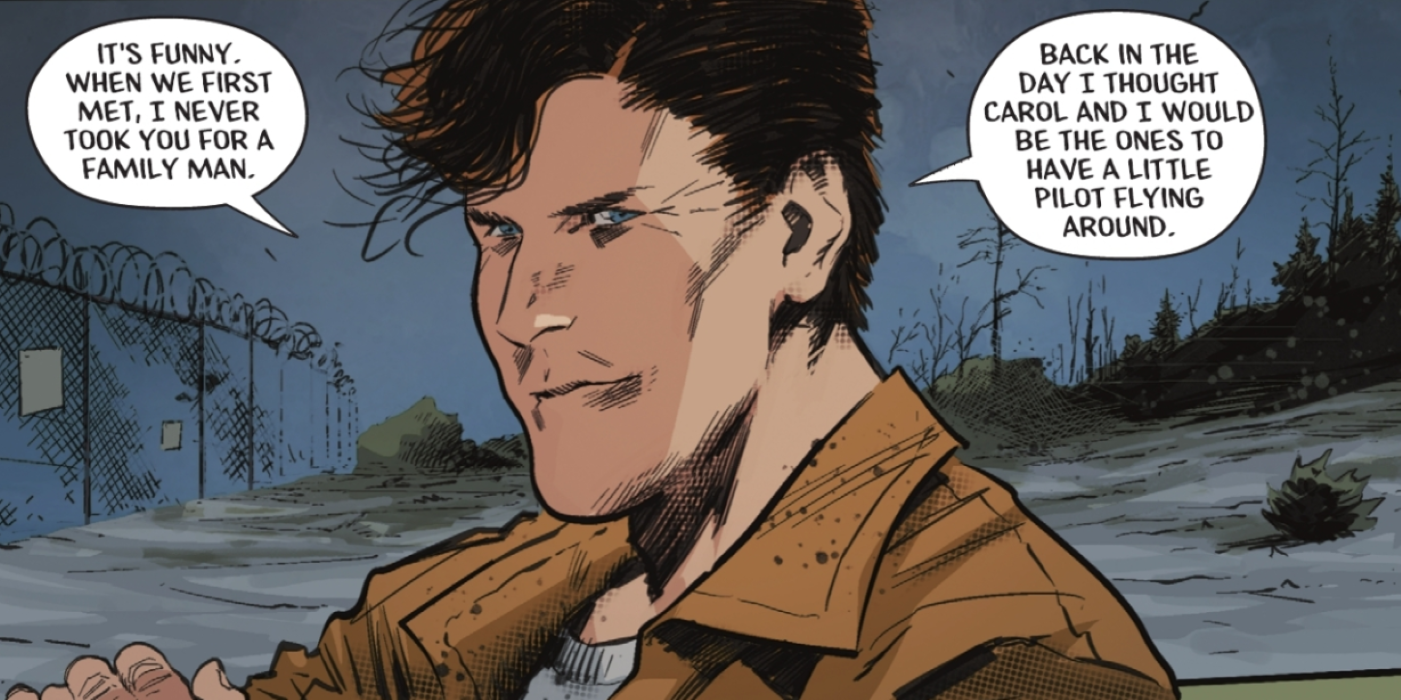 Green Arrow #7 Green Lantern admits to Ollie that he wants a kid