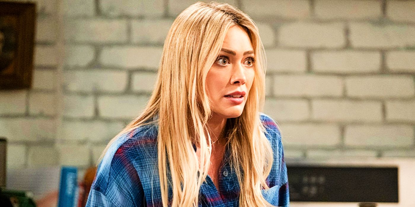 Hilary Duff as Sophie looking shocked in How I Met Your Father