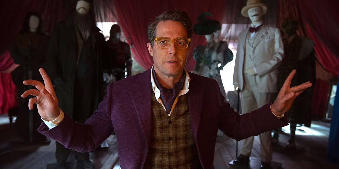 Hugh Grant em cena de Paddington 2 (Reprodução)