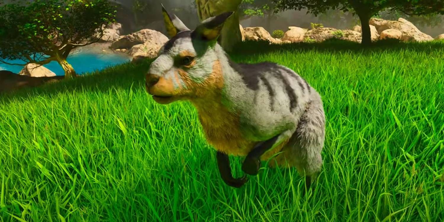 ARK: Survival Ascended Procoptodon kangaroo-like creature that can be tamed as a mount