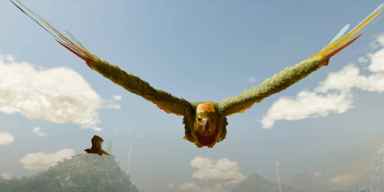 ARK: Survival Ascended Argentavis flying creature that can be tamed as a mount