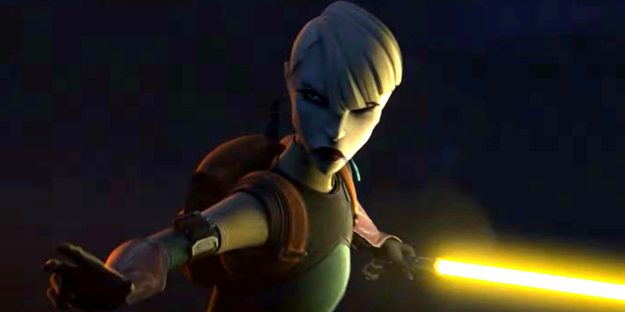 Asajj Ventress returns with a yellow lightsaber in the trailer for Star Wars: The Bad Batch season 3