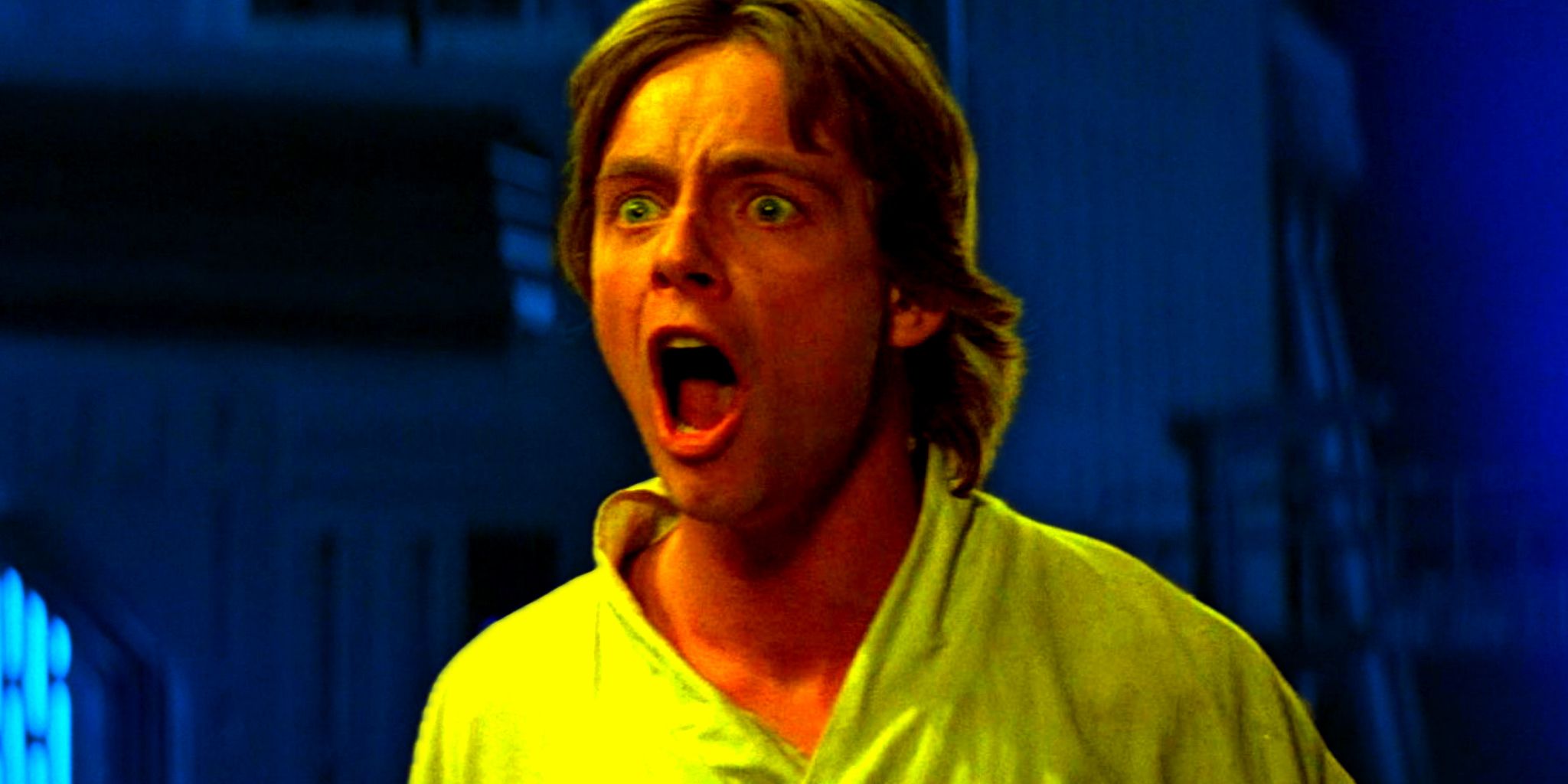 Luke Skywalker screams 