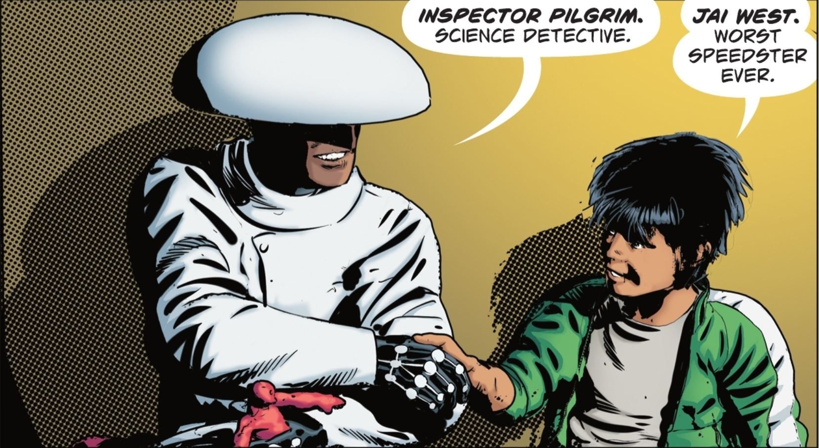 Inspector Pilgrim Meets Jai DC