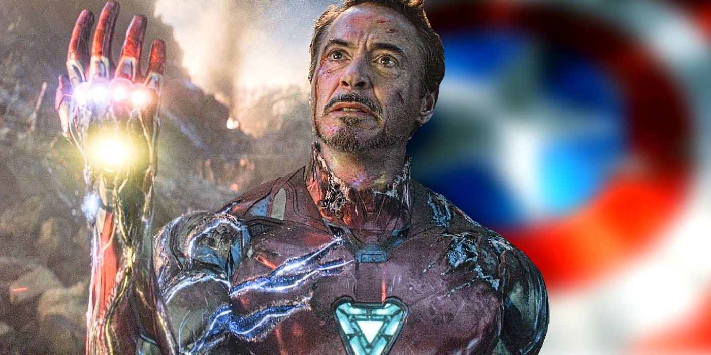 Iron Man Endgame Snap and Captain America-1