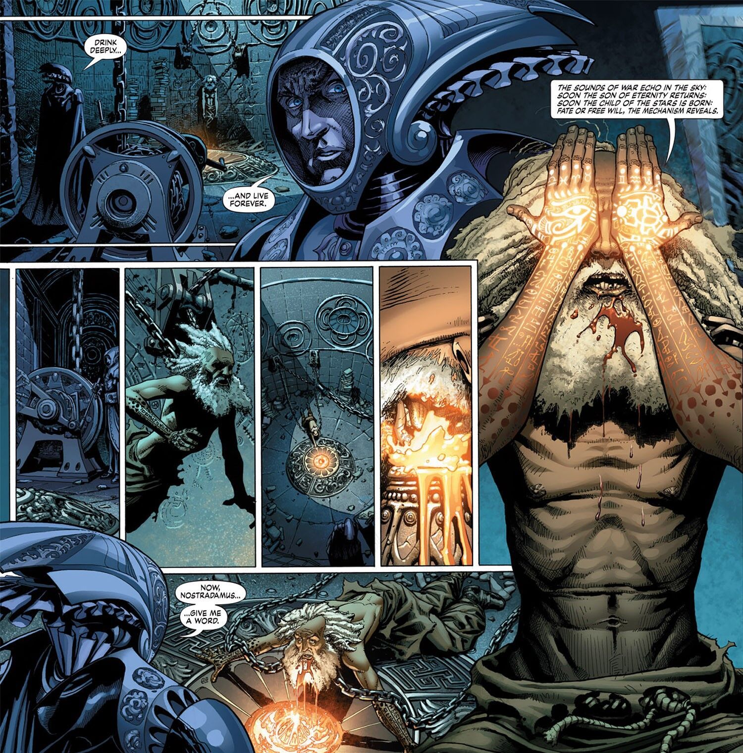 Isaac Newton and Nostradamus in Marvel's S.H.I.E.L.D.