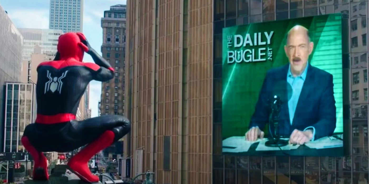 J Jonah Jameson revela la identidad de Peter Parker en Spider-Man No Way Home