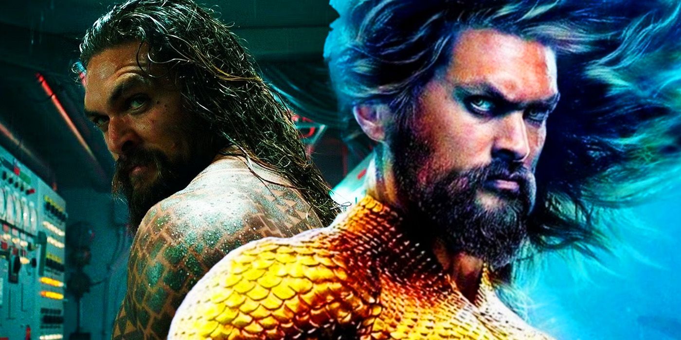 Jason Momoa's Aquaman in 2018 and 2023 sequel Aquaman and the Lost Kingdom