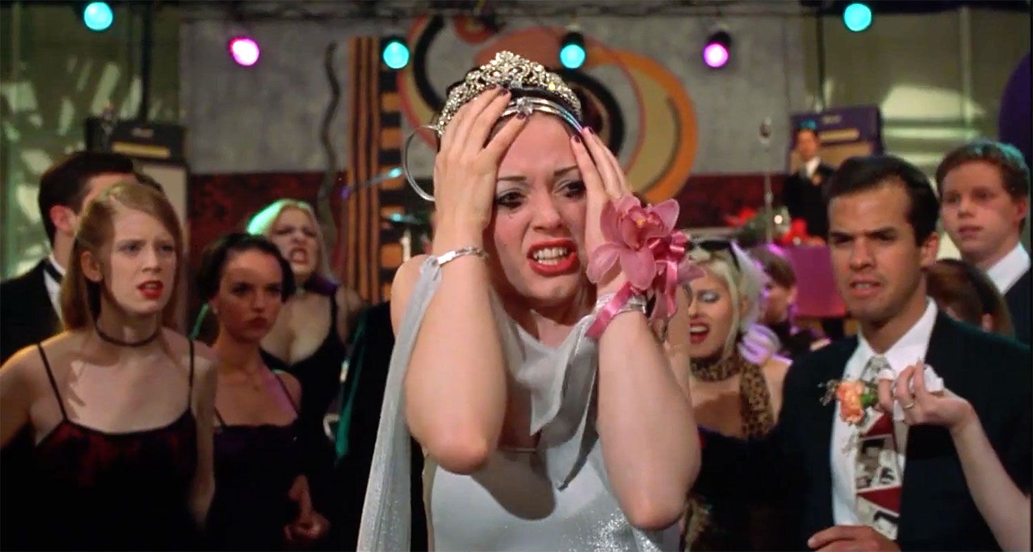 Rose McGowan at a dance in Jawbreaker