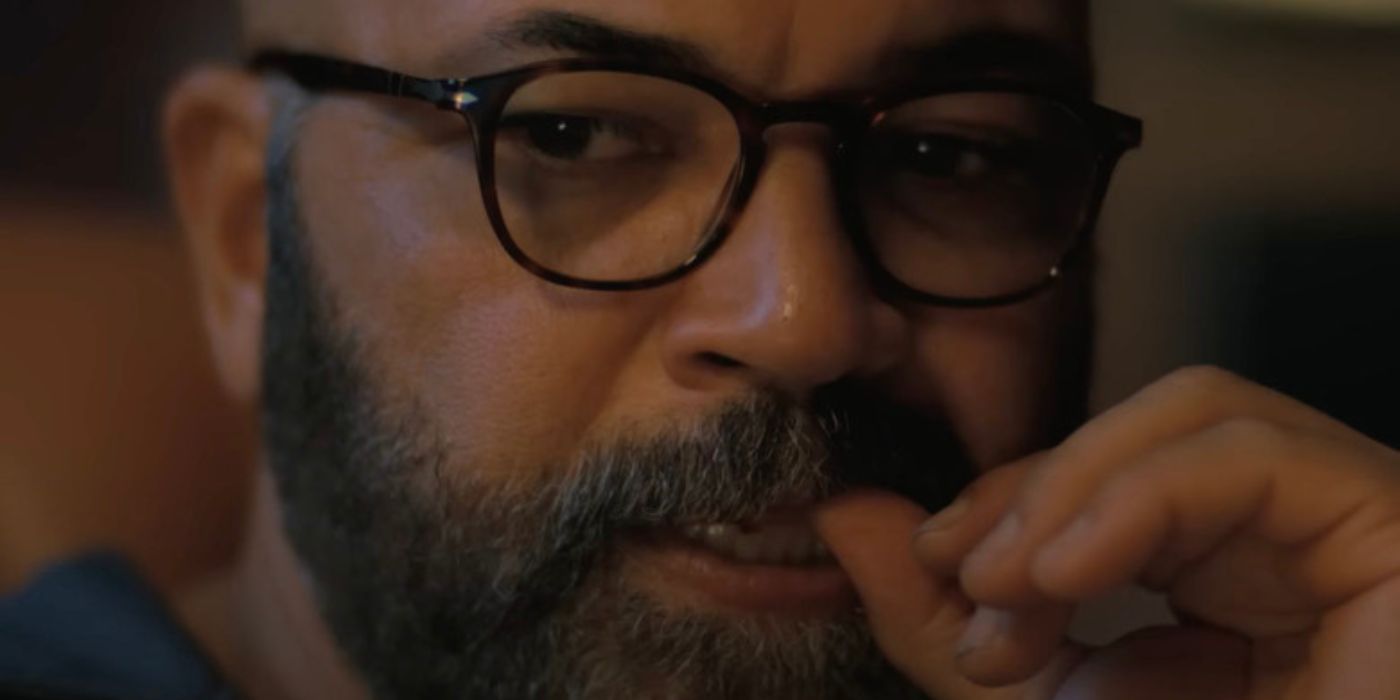 Jeffrey Wright como Thelonious Monk Ellison na ficção americana.