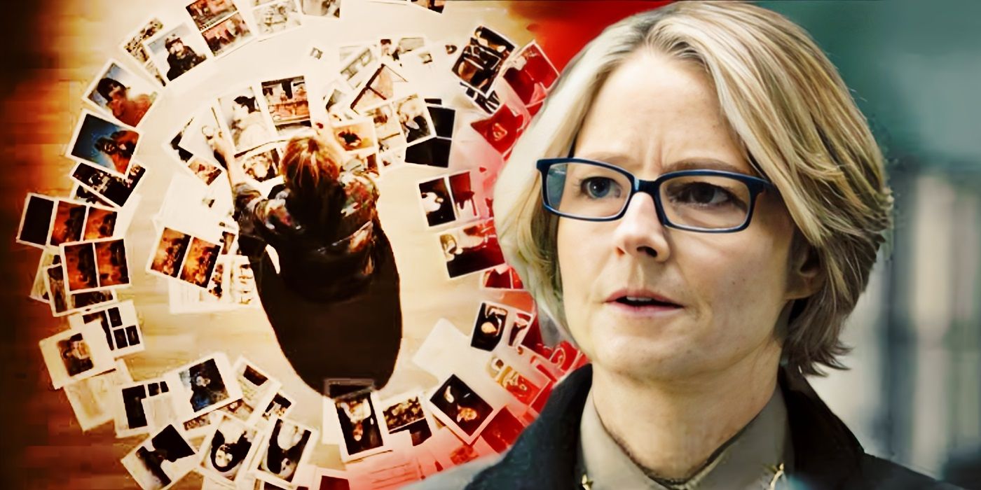 Jodi Fosters' Danvers looking at spiral of evidence in True Detective season 4