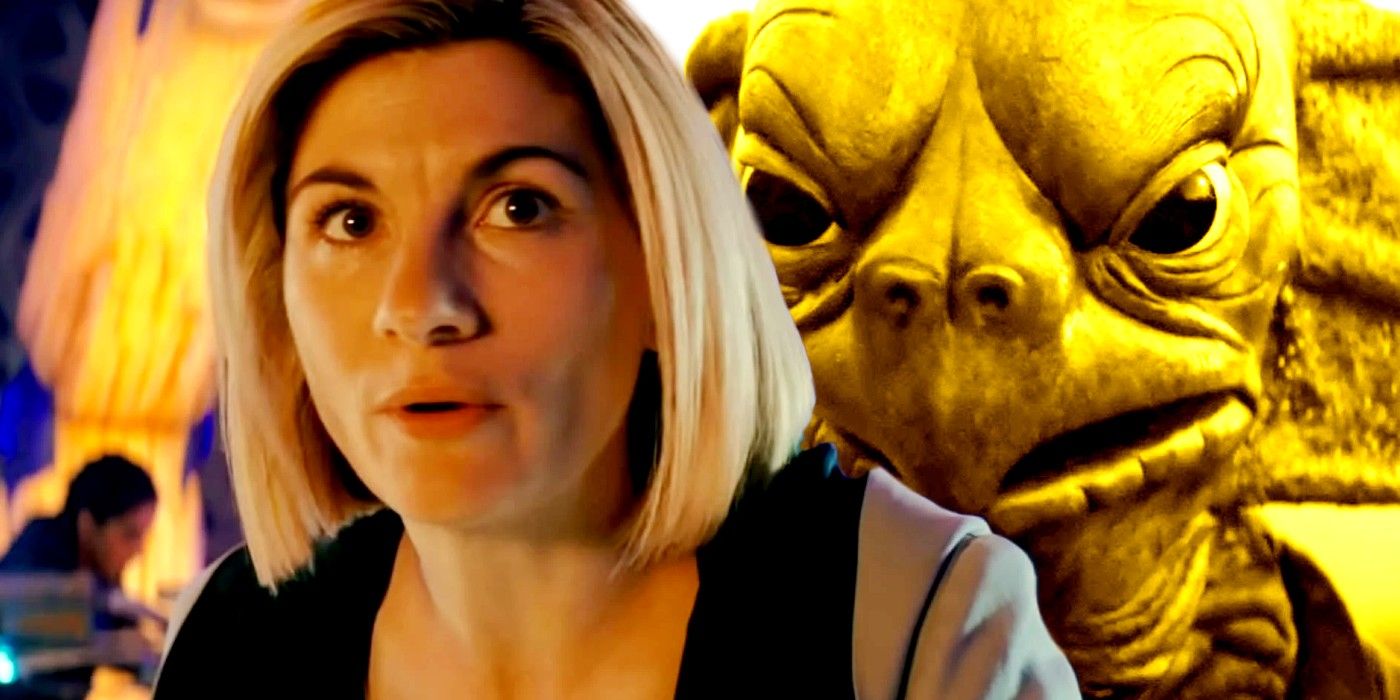 Jodie Whittaker as Thirteenth Doctor and Sea Devil in Doctor Who