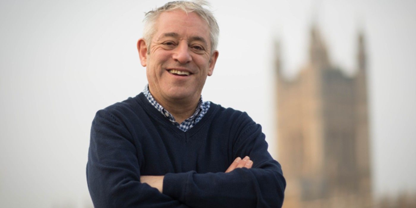 John Bercow from The Traitors Smiling Outdoors