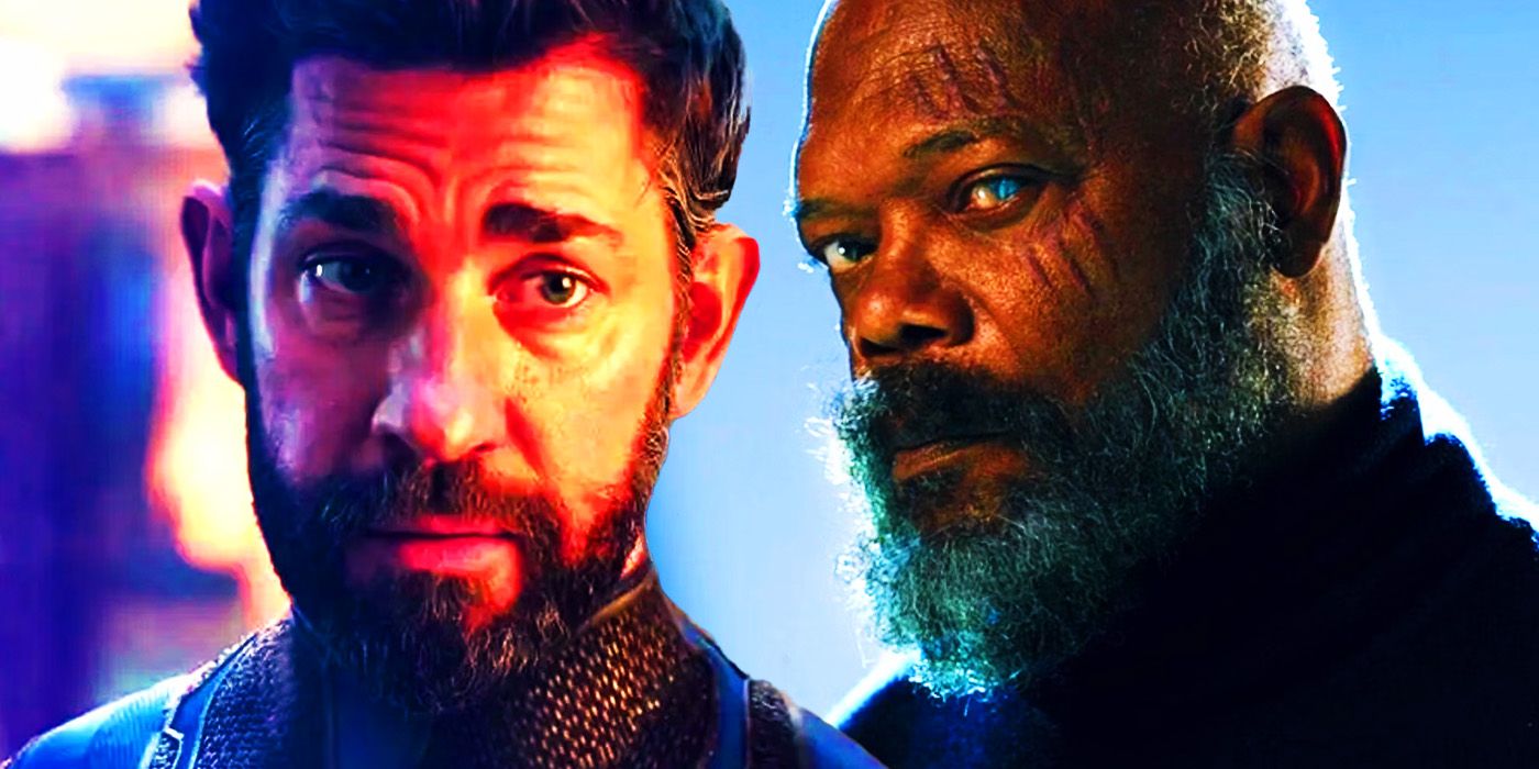 John Krasinski’s Reed Richards in Doctor Strange in the Multiverse of Madness and Samuel L. Jackson’s Nick Fury in Secret Invasion